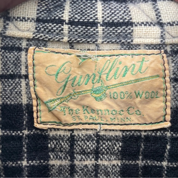 Vintage Wool shirt made in USA, sz 15 mens or sm ladies - Picture 3 of 10